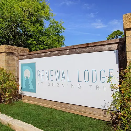Renewal Lodge Sign